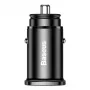 Baseus Square nabíjačka do auta PPS QC4.0 / PD3.0 5A 30W (čierna)