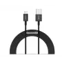 Baseus Superior rýchlonabíjací dátový kábel USB-A na Lightning 2.4A 2m čierny