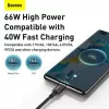 Baseus Superior Series USB-A na USB-C rýchlonabíjací a dátový kábel, 66W (11V/6A), 2m, čierny (CATYS-A01)