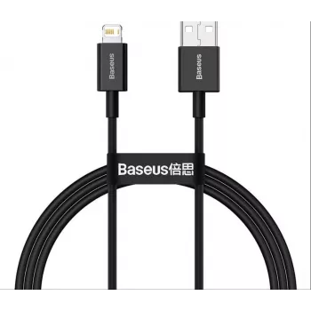 Baseus Superior USB-A na Lightning rýchlonabíjací a dátový kábel 1m čierna (CALYS-A01)