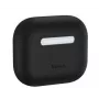 Baseus tenké silikónové puzdro pre Apple AirPods 3 - čierne