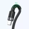 Baseus Cafule SuperCharge kábel USB-A na USB-C, 40W, 5A, QC 3.0, 1 m, čierno-sivý