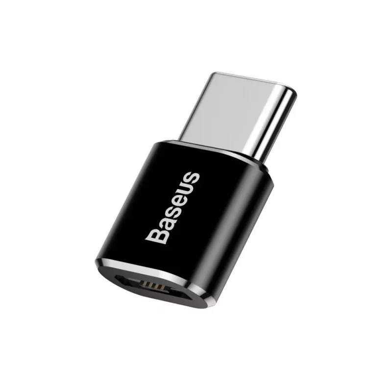 Baseus USB 2.0 Type-C na Micro USB OTG adaptér (čierny)