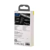 Baseus WXQY-01 Bluetooth 5.0 auto AUX prijímač s funkciou nabíjania Micro-USB – dosah 10 m, 145 mAh, čierny