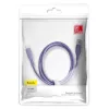 Baseus Yiven kábel USB-A na Lightning 2,4A 1,8m modro-fialový