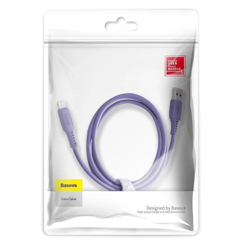 Baseus Yiven kábel USB-A na Lightning 2,4A 1,8m modro-fialový
