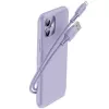 Baseus Yiven kábel USB-A na Lightning 2,4A 1,8m modro-fialový