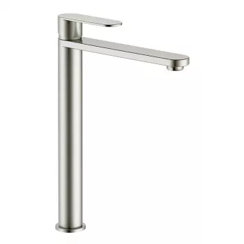 BASIN MIXER RIO STANDING HIGH BRU NIKEL