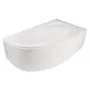 Nástenná zástena pre vaňu Cornea 140 - 1400mm zástena na vaňu, chróm, číre sklo