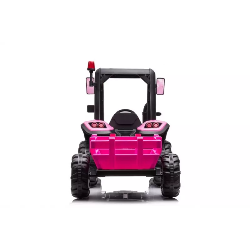 Batériou poháňaný traktor BLT-206 ružový