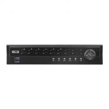 BCS 16-kanálový IP NVR BCS-U-NVR1602-A-4K-8P so 6TB HDD
