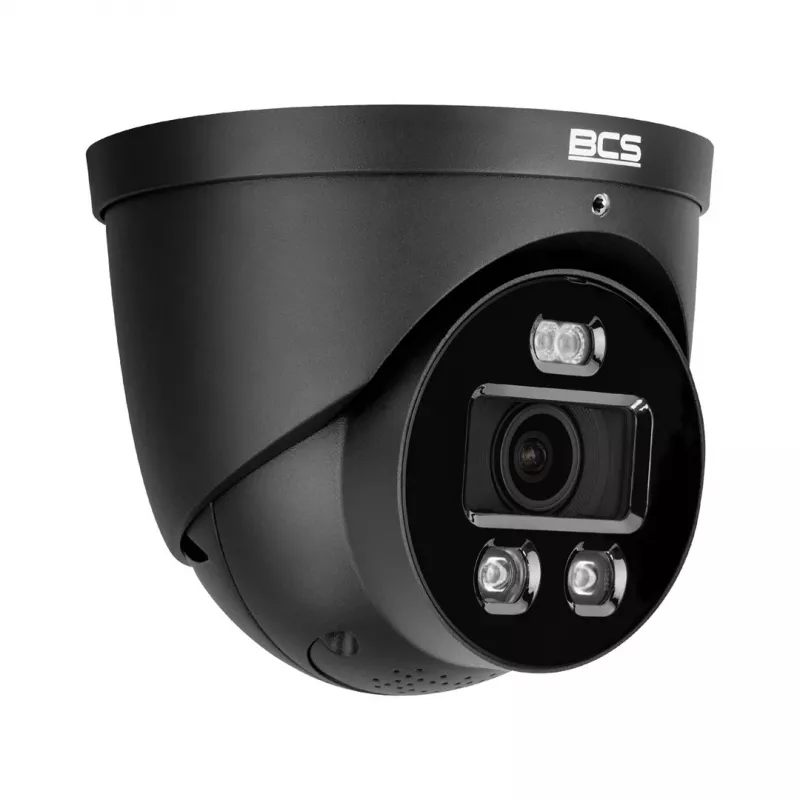 BCS 8MP vonkajšia dome IP kamera s AI analytikou, PoE, IK10