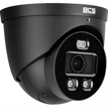 BCS 8MP vonkajšia dome IP kamera s AI analytikou, PoE, IK10