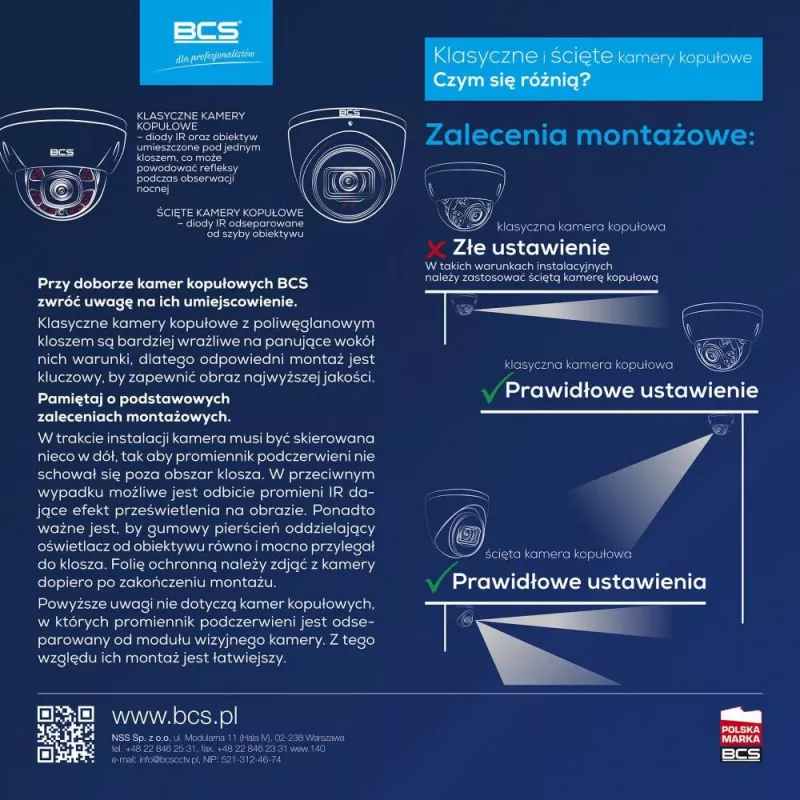 BCS EA18FWR3(2) 8MP 4-in-1 dome kamera, 3,6 mm, IR 30 m, IP66