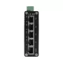 BCS ISP04G01G priemyselný 4-portový PoE+ switch s 1 Gigabit uplink