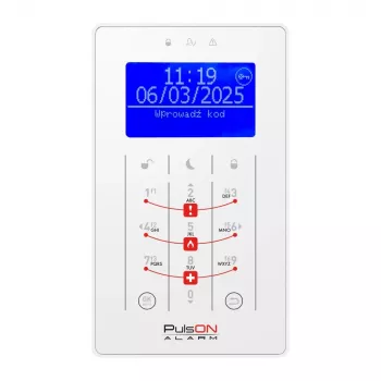 BCS PulsON LCD(BLU)/S WH 16x2 znakový LCD displej modul, modré podsvietenie, biely text, 5V