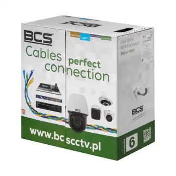 BCS U/UTP CAT6 LSOH patch kábel
