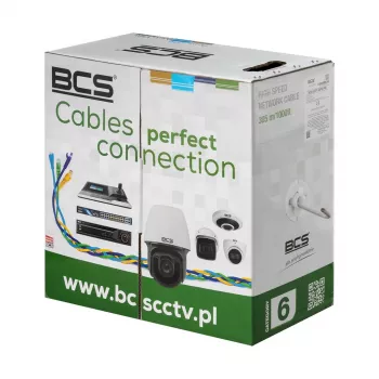 BCS U/UTP CAT6 PVC patch kábel