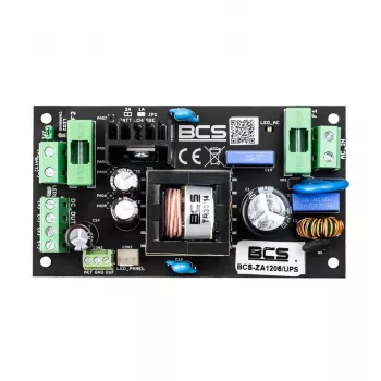 BCS-ZA1206/UPS 12V 6A 72W AC/DC napájací zdroj so zálohovaním batérie (UPS)