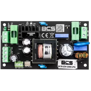 BCS-ZA1206/UPS 12V 6A 72W AC/DC napájací zdroj so zálohovaním batérie (UPS)