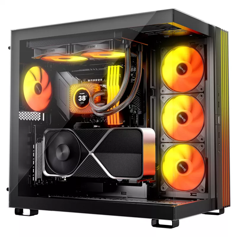 be quiet! Light Loop IO LCD 240mm All-in-One kvapalinový chladič, čierny