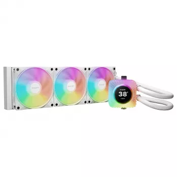 be quiet! Light Loop IO LCD 360 mm White All-in-One kvapalinový CPU chladič pre Intel/AMD