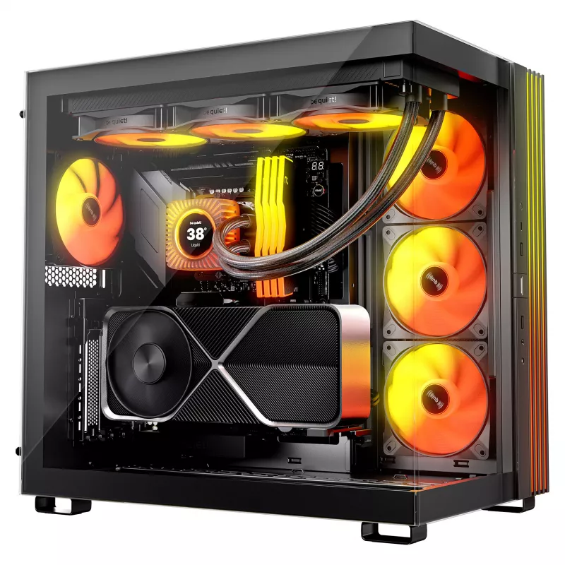 be quiet! Light Loop IO LCD 360mm All-in-One kvapalinový CPU chladič, čierny