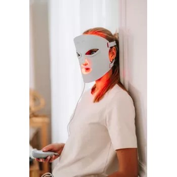 Beautifly AuraSkin Pro LED maska na tvár so svetelnou terapiou – 7 farieb, 192 diód, nabíjateľná