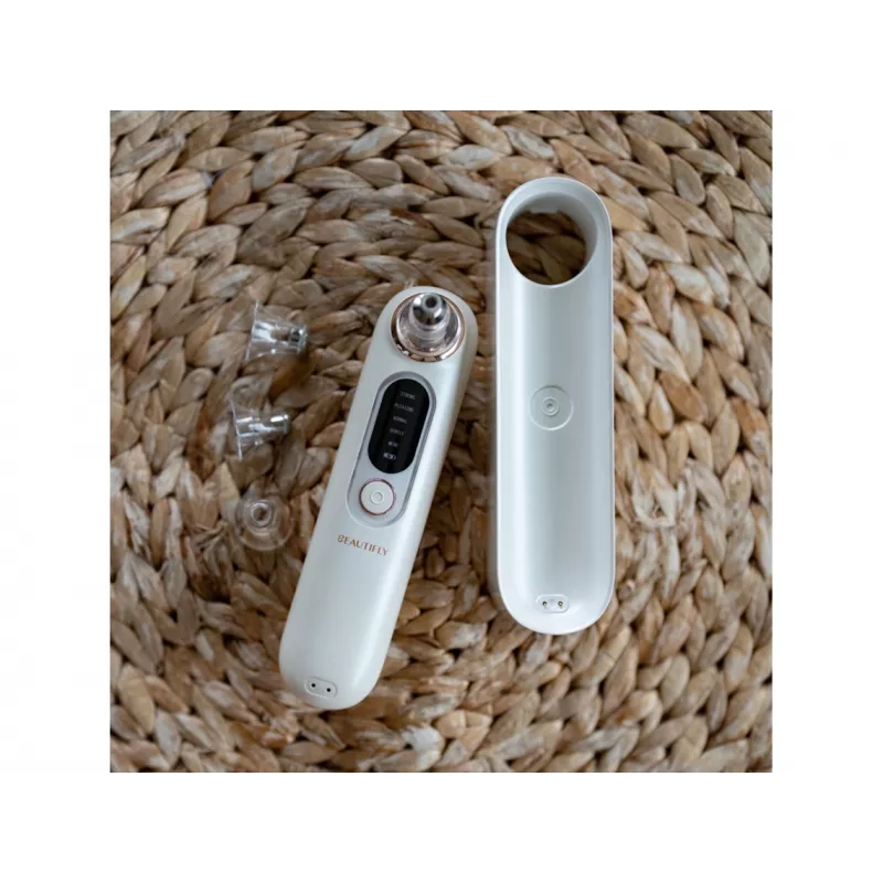 Beautifly Derma Glow PRO mikrodermabrázia a odstraňovač čiernych bodiek
