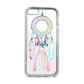 Beeyo Dreamcatcher TPU puzdro pre Huawei P8 Lite 2017 / P9 Lite 2017 - strieborné