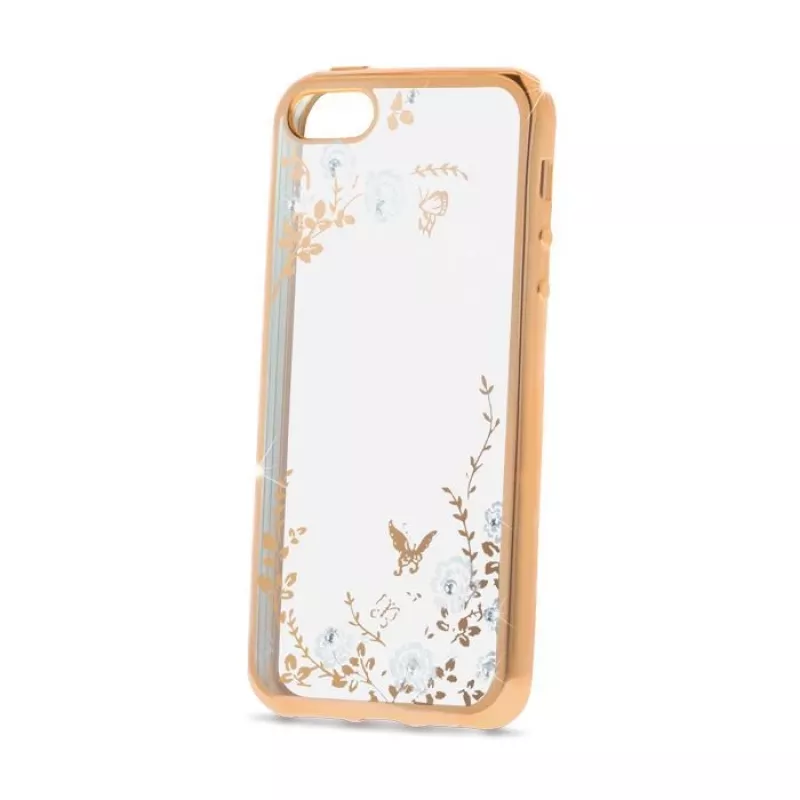 Beeyo LG X Power Secret Garden TPU zadný kryt zlatá