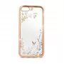 Beeyo LG X Power Secret Garden TPU zadný kryt zlatá