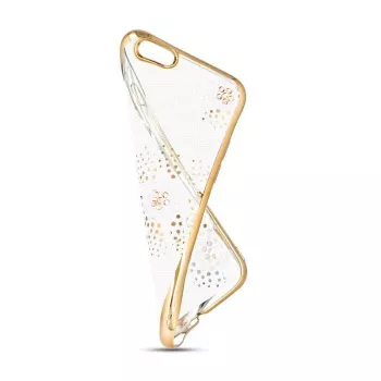 Beeyo Sony Xperia E5 Flower Dots TPU puzdro zlaté
