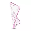 Beeyo Sony Xperia E5 Flower Dots TPU puzdro ružové