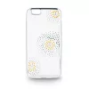 Beeyo Sony Xperia E5 Flower Dots TPU puzdro strieborná