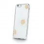 Beeyo Sony Xperia E5 Flower Dots TPU puzdro strieborná