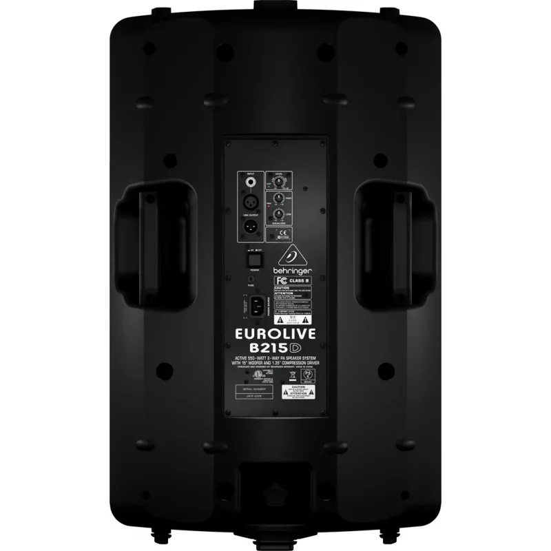 Behringer B215D Aktívny 550W 15 palcový 2-pásmový PA reproduktor s Bluetooth a DSP