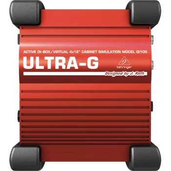 Behringer GI100 aktívna 1-kanálová DI-box so simuláciou reproduktora