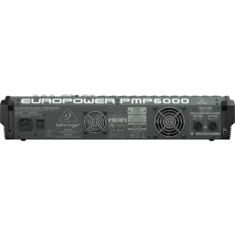 20-kanálový audio mixér Behringer PMP6000, čierny