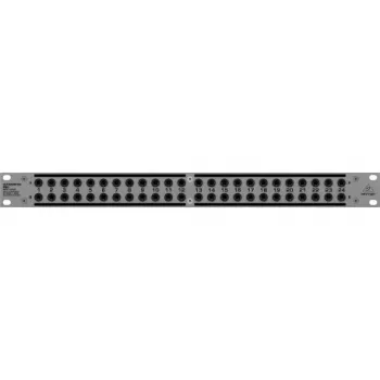 Behringer PX3000 48-bodový 1/4 palcový TRS patch panel, 1U rackmount, 3-Mode Switching