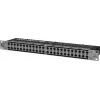 Behringer PX3000 48-bodový 1/4 palcový TRS patch panel, 1U rackmount, 3-Mode Switching