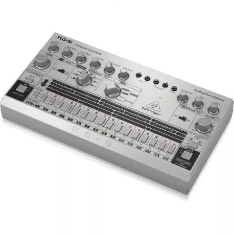Behringer RD-6-SR analógový drum machine - strieborný