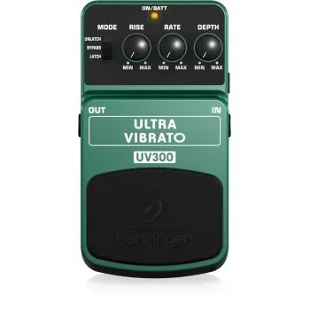 Behringer UV300 Ultra Vibrato Efektový pedál zelený/čierny