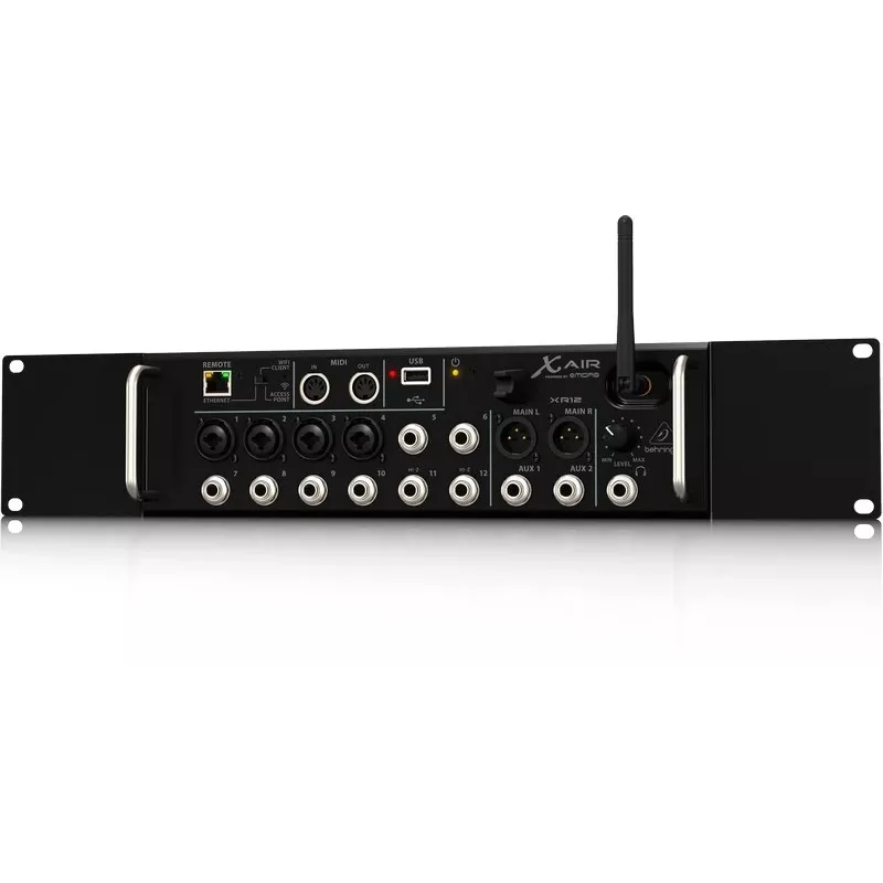 Behringer XR12 audio mixér 12 kanálov čierny
