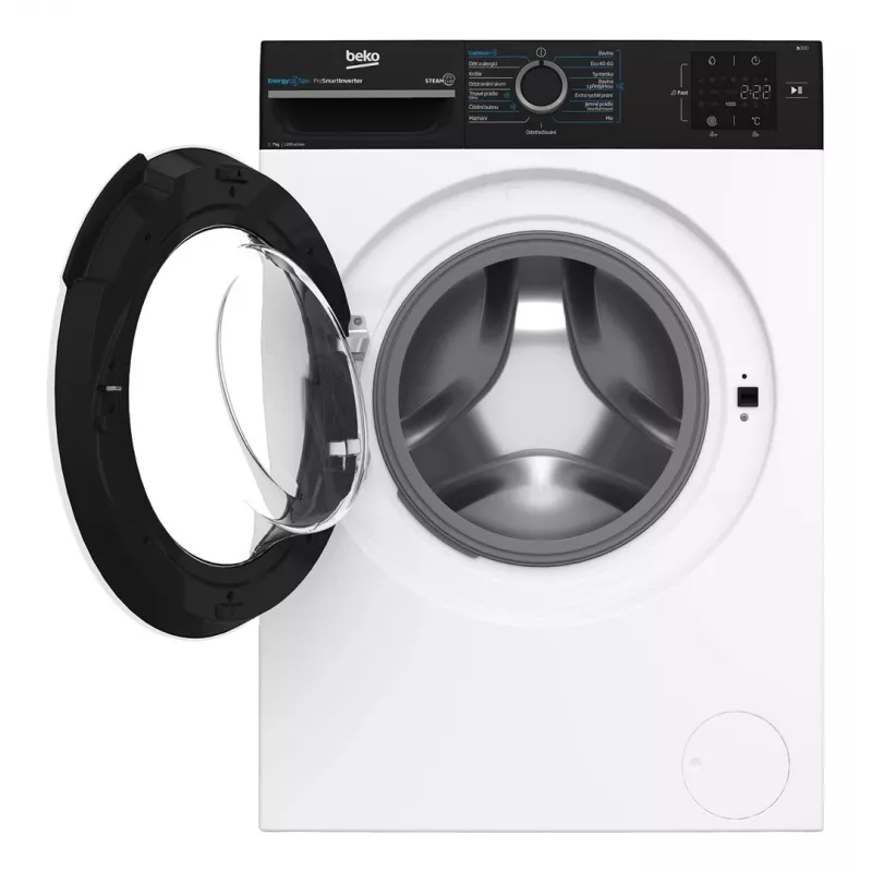 Beko BM3WFU3721WBW 7 kg 1200 ot/min práčka s predným plnením so SteamCure a Bluetooth