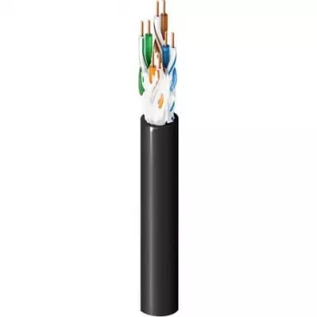 Belden Category 5e OSP kábel, 4 páry, 24 AWG, 1000 ft (305 m), čierna