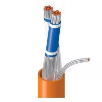Belden OSDP RS485 dátový kábel, 1 pár, 24 AWG lanko, pocínovaná meď, celkové tienenie Beldfoil, PVC plášť, sivá