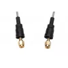 Belden RP-SMA/RP-SMA 50cm RF100LL koaxiálny pigtail kábel, 50 Ohm, čierny