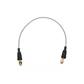 Belden RP-SMA/RP-SMA 50cm RF100LL koaxiálny pigtail kábel, 50 Ohm, čierny