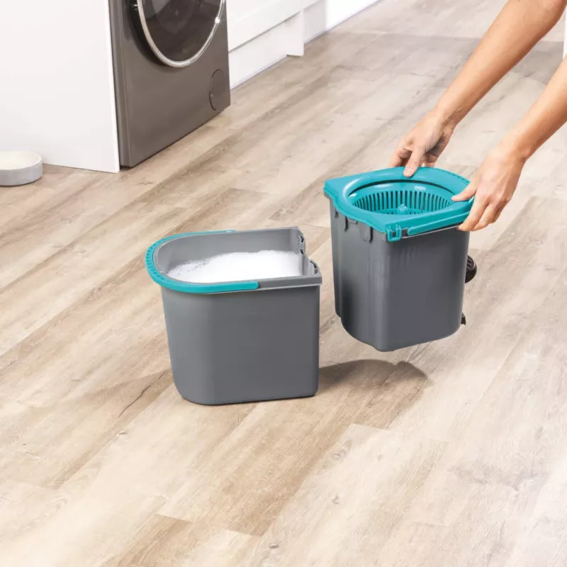 Beldray LA00000006UFEU7 antibakteriálny rotačný mop s dvoma komorami a náhradnou hlavou